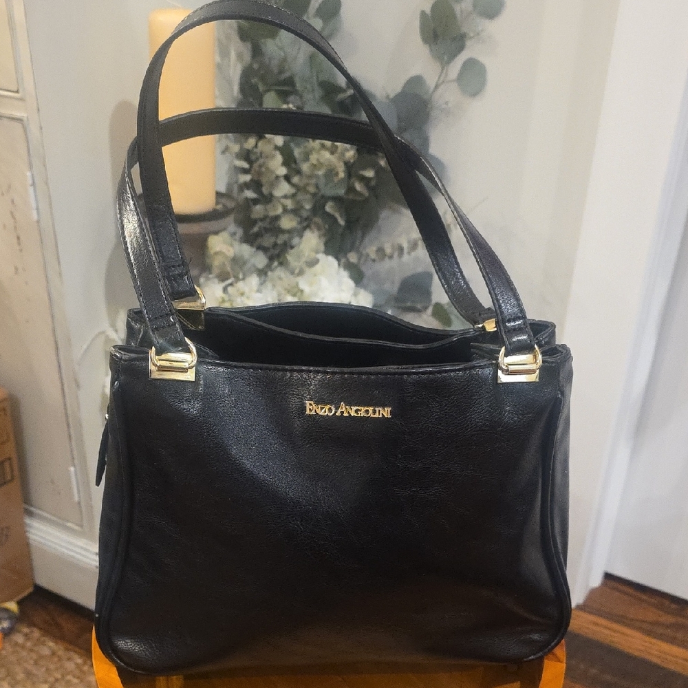 ENZO ANGIOLINI Vintage Vegan Leather Satchel‎